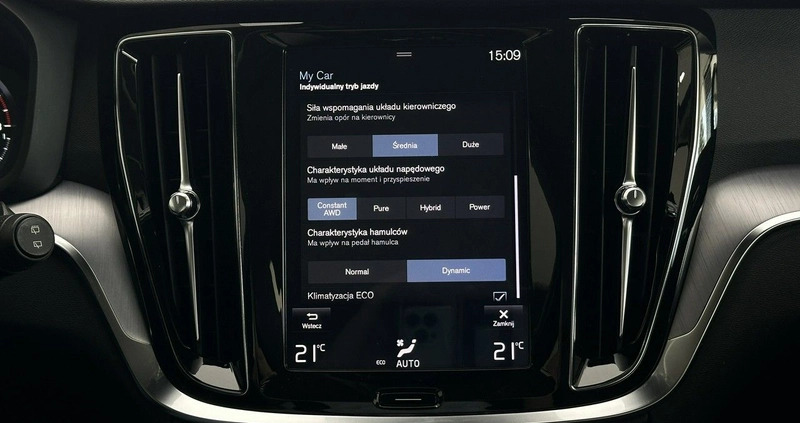 Volvo V60 cena 129900 przebieg: 164529, rok produkcji 2019 z Sztum małe 781